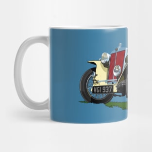 1937 MG Midget in cream Mug